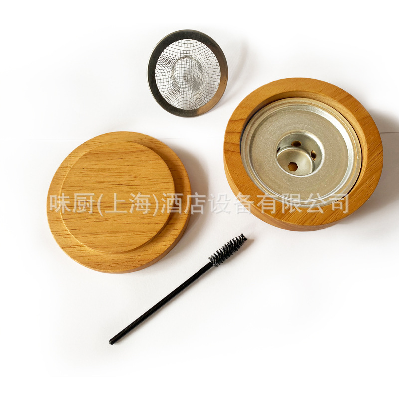 烟熏鸡尾酒木盒盖