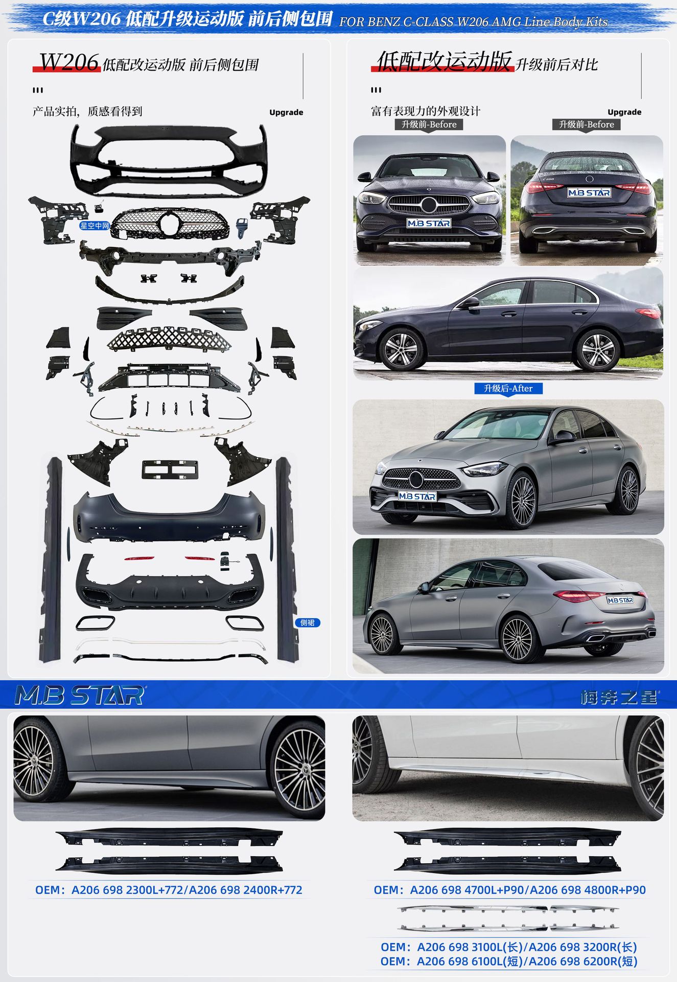 C-W206-低配 改运动版