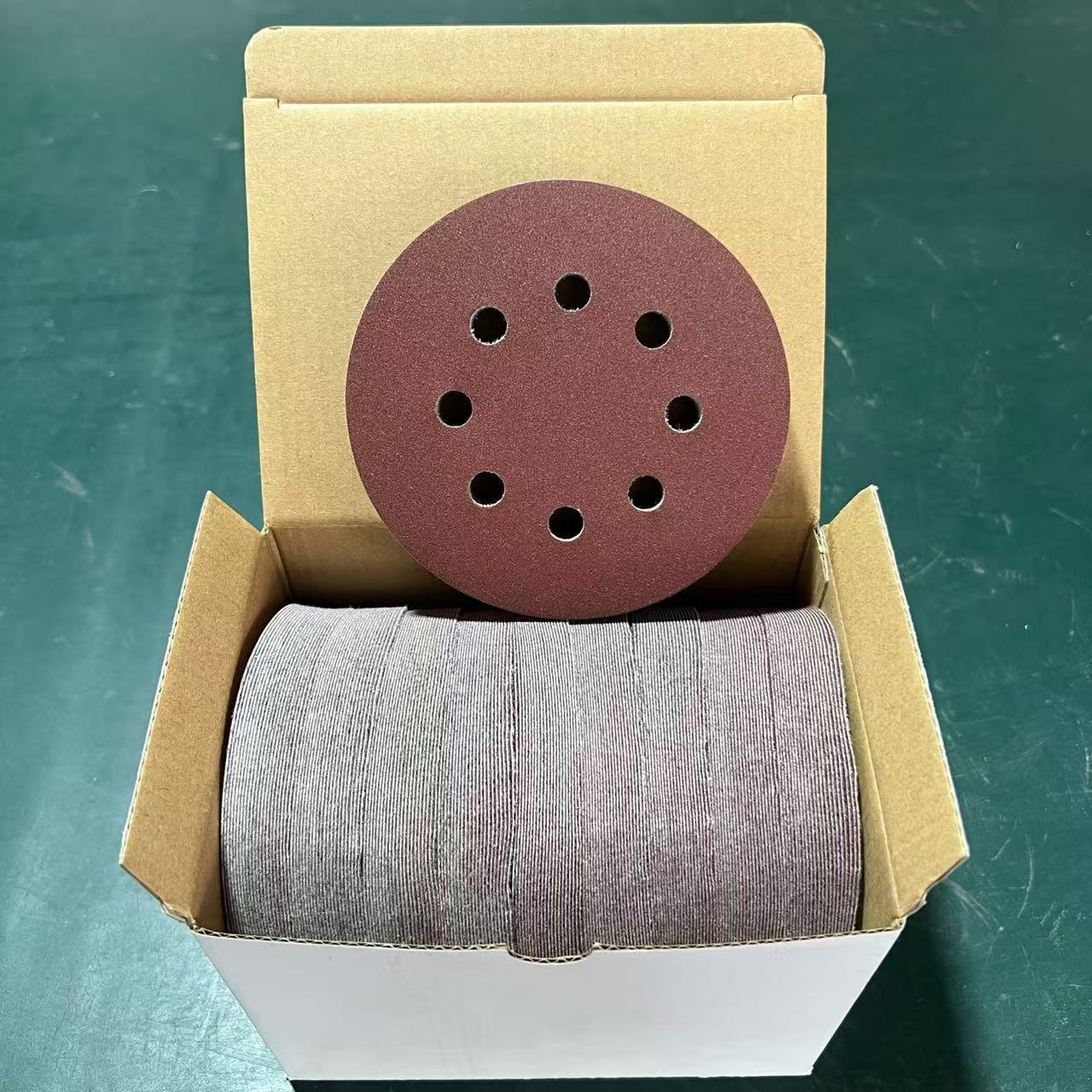 125mm8孔磨砂纸