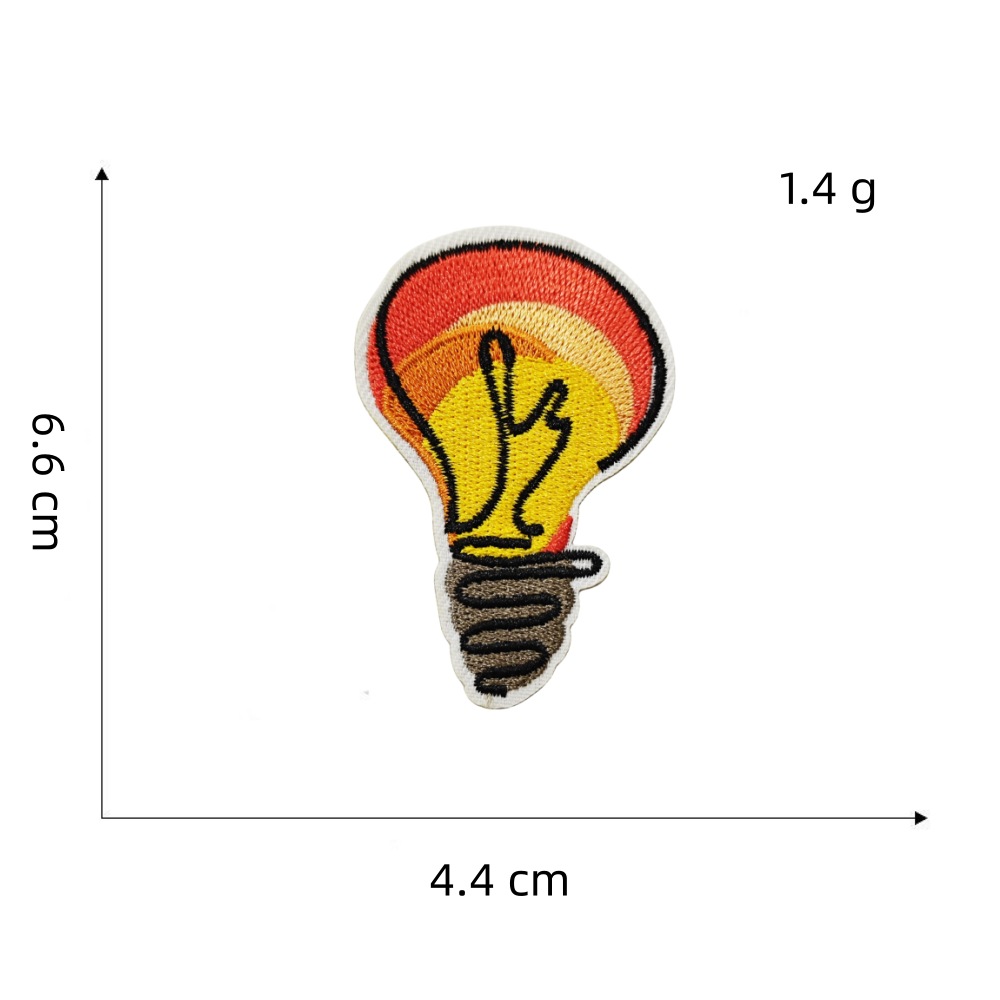 橘色系列布贴3#