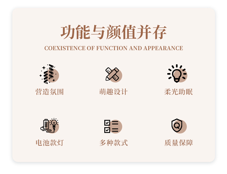 创意生日礼物小夜灯