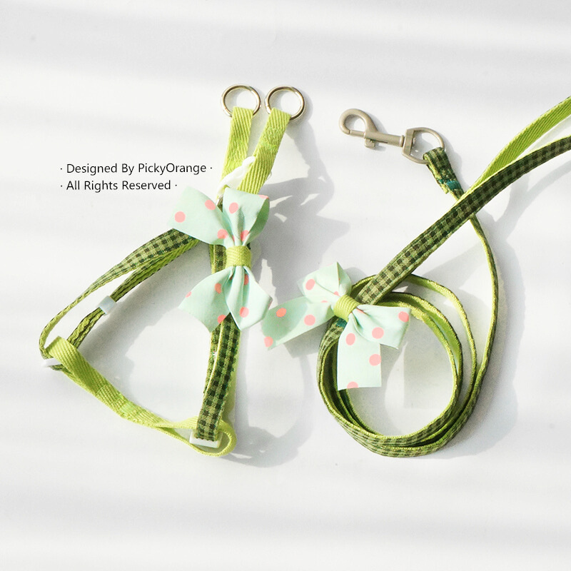 格子蝴蝶结迷你狗 (3)