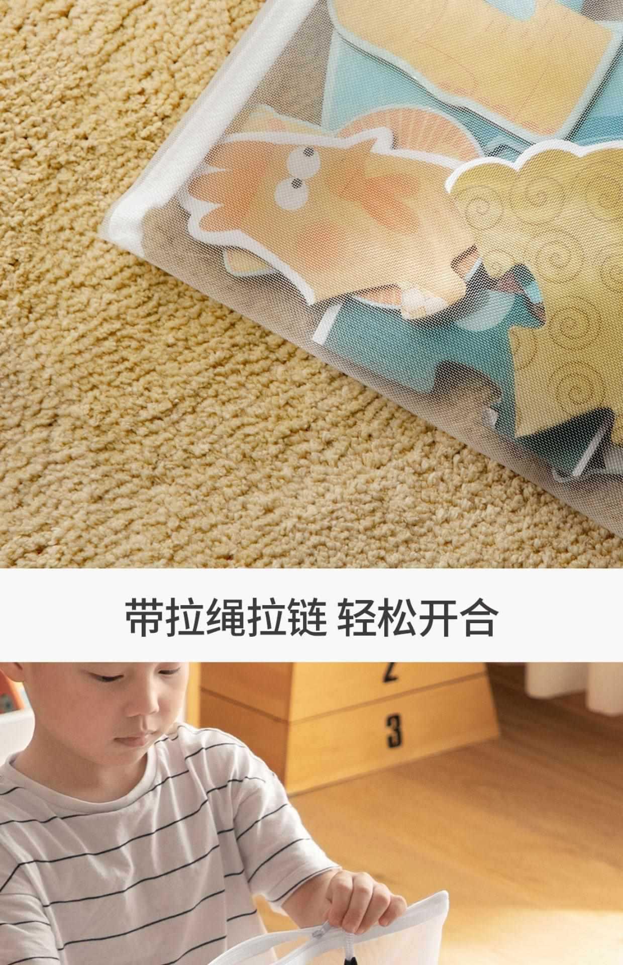 玩具收纳袋积木拼图乐高分装袋子儿童小颗粒拉链透明整理盒