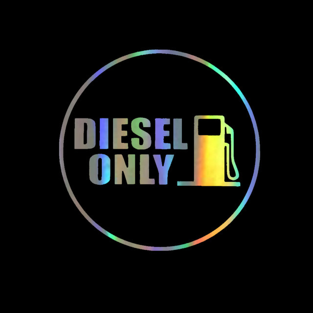 Car-Sticker-Vinyl-DIESEL-ONLY-
