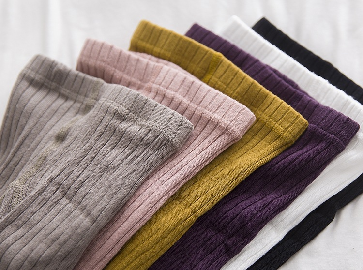 韩版竖条九分裤 (8)