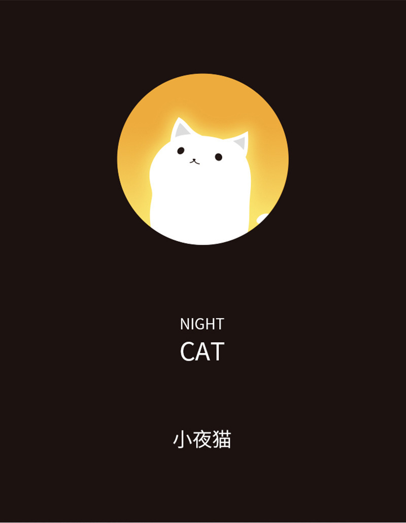 小夜猫人体感应灯1