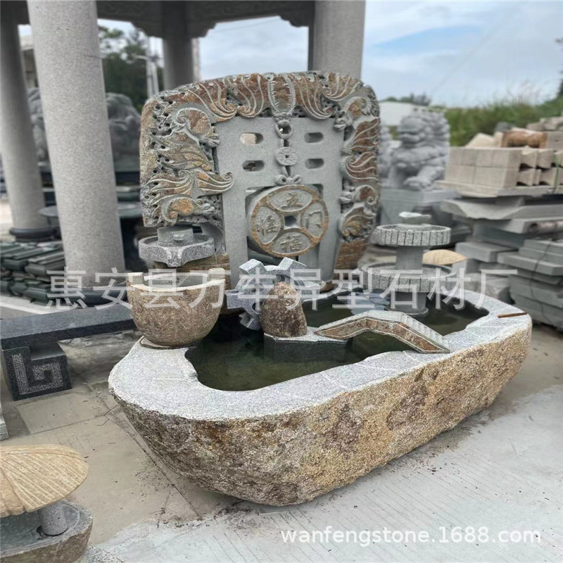 流水池，喷水池