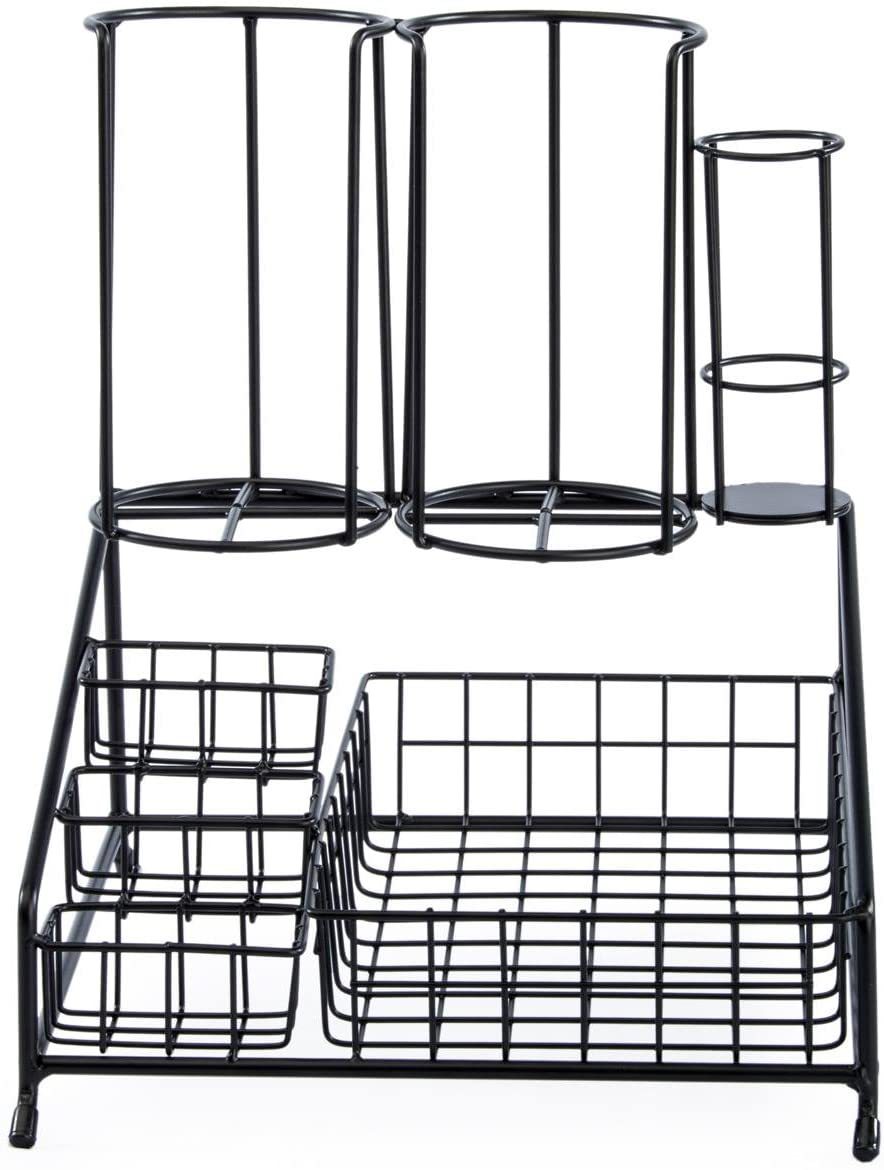 杯，盖子和咖啡调味收纳架3