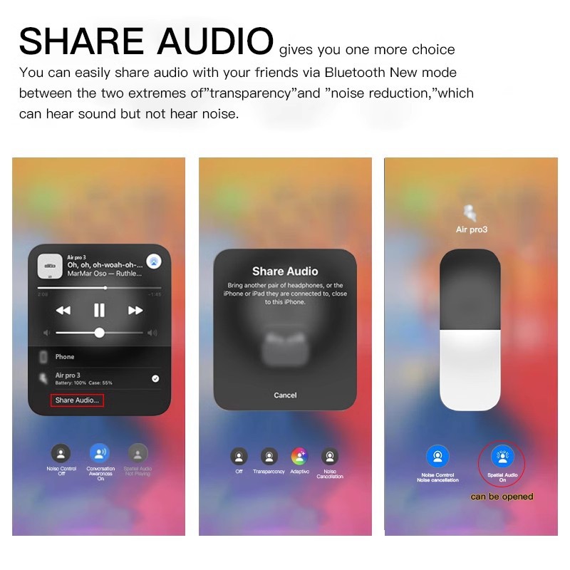 Share audio