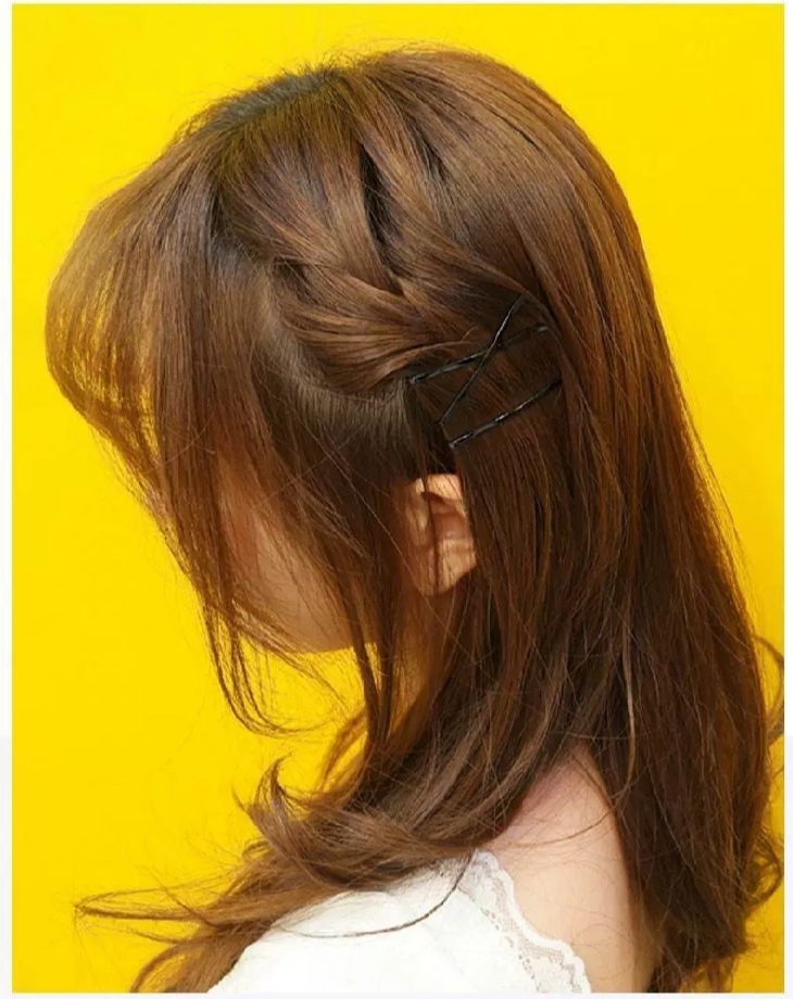 黑色一字夹