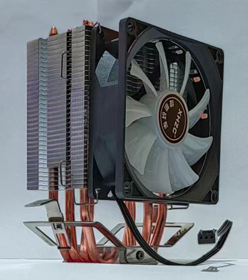 续航战车单塔四铜管CPU风扇