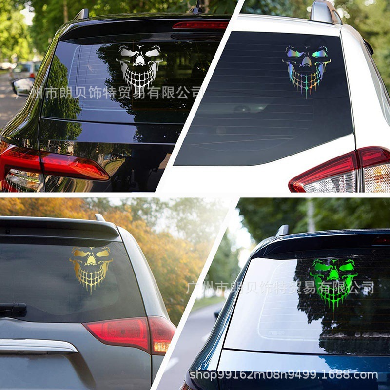 Car-Skull-3D-Vinyl-Reflective-