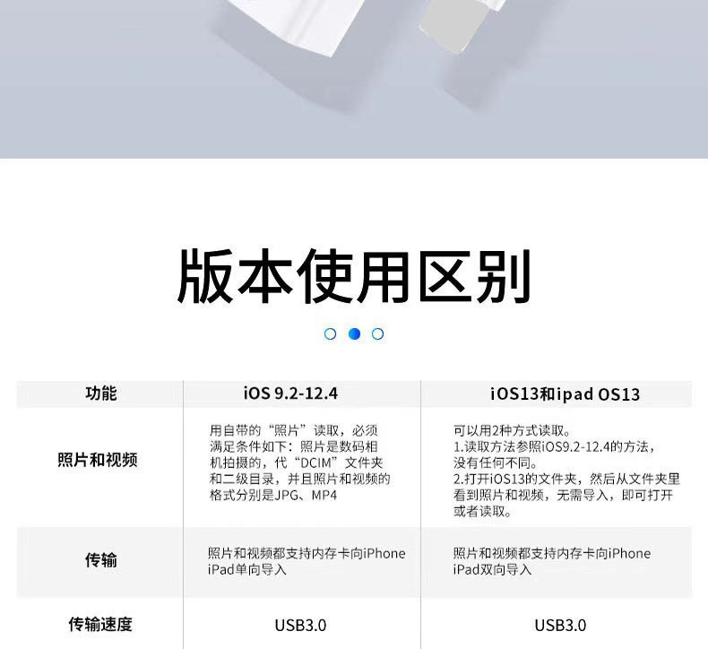 苹果手机OTG转接线