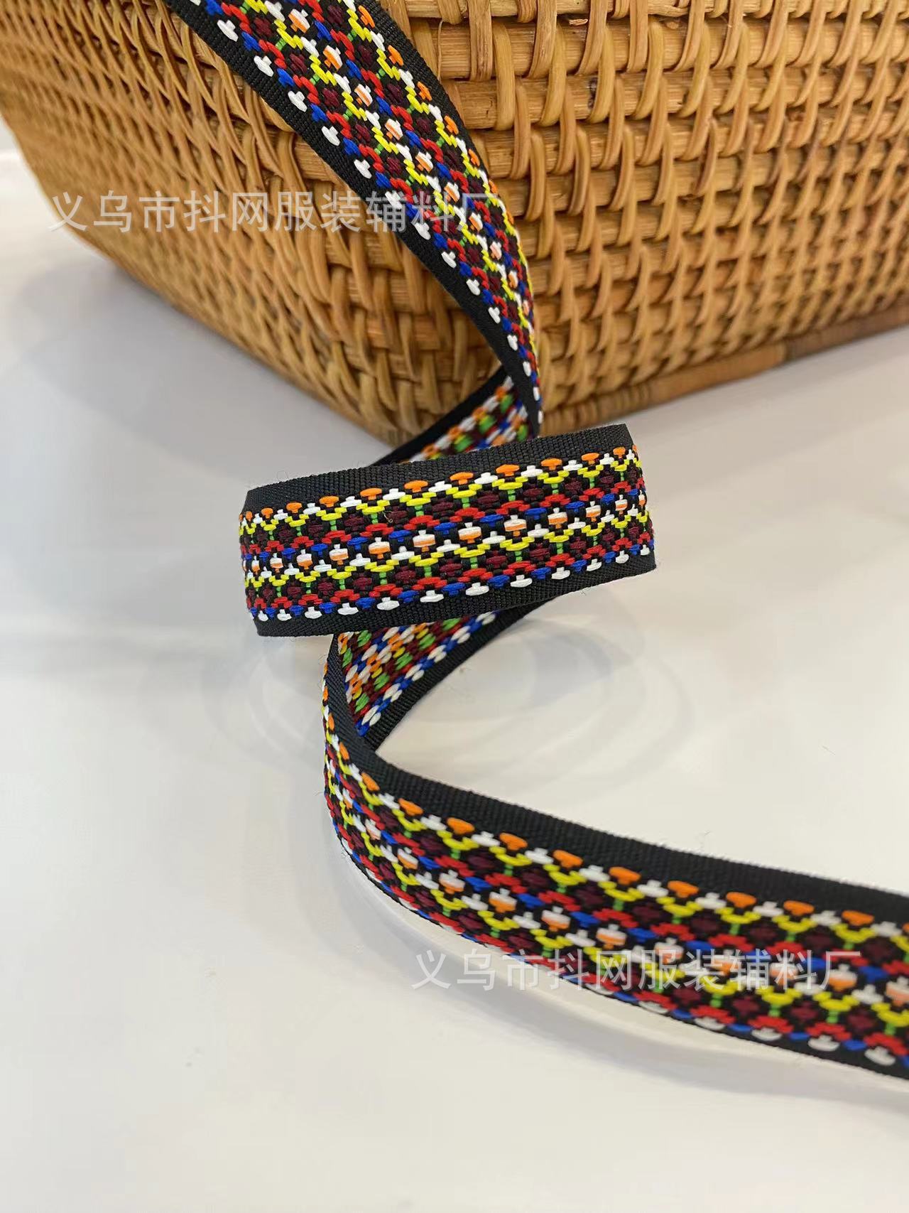 多款民族风提花刺绣织带