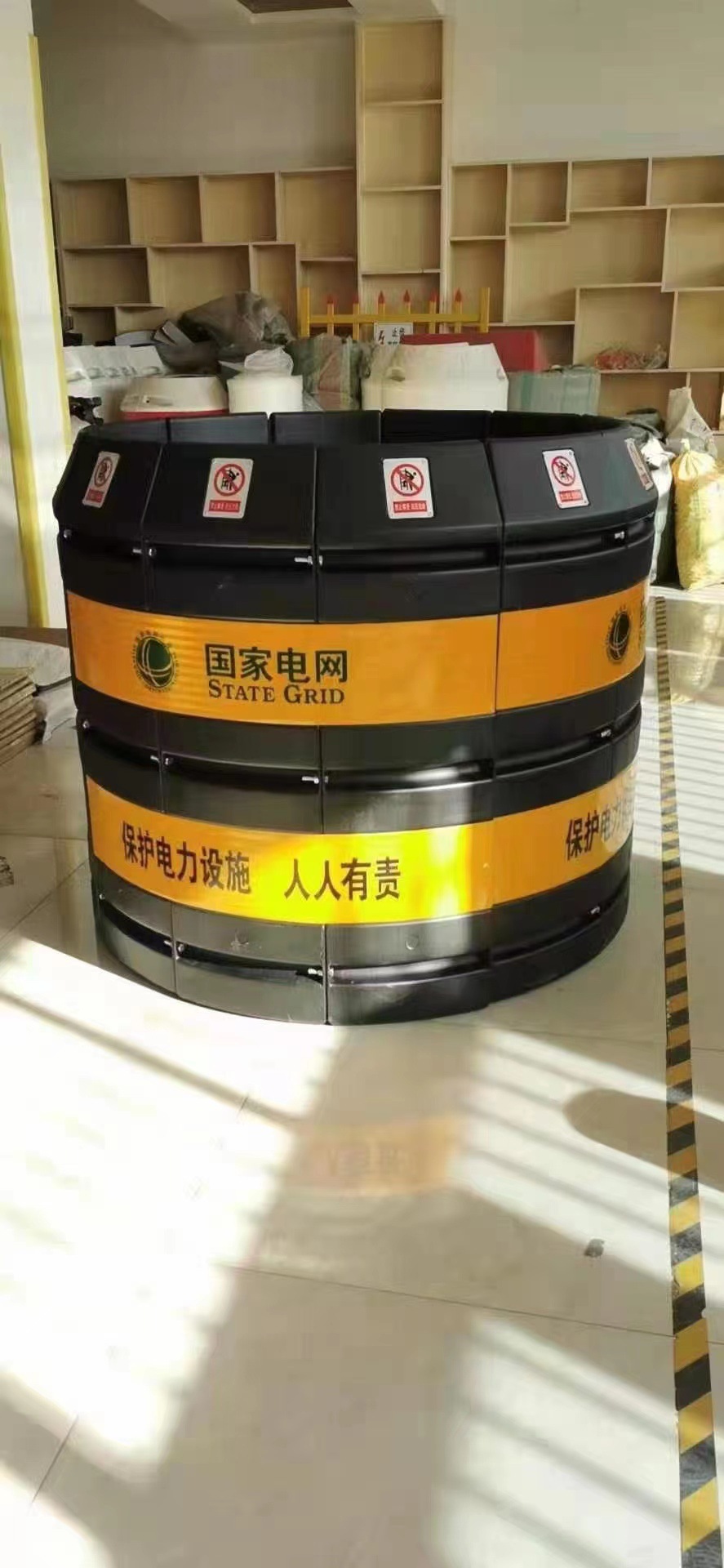 交通电线杆路灯防撞桶详情图10