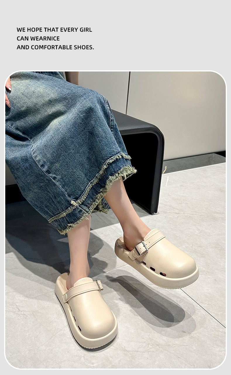 朕仔-金属扣-皮纹拖鞋_12