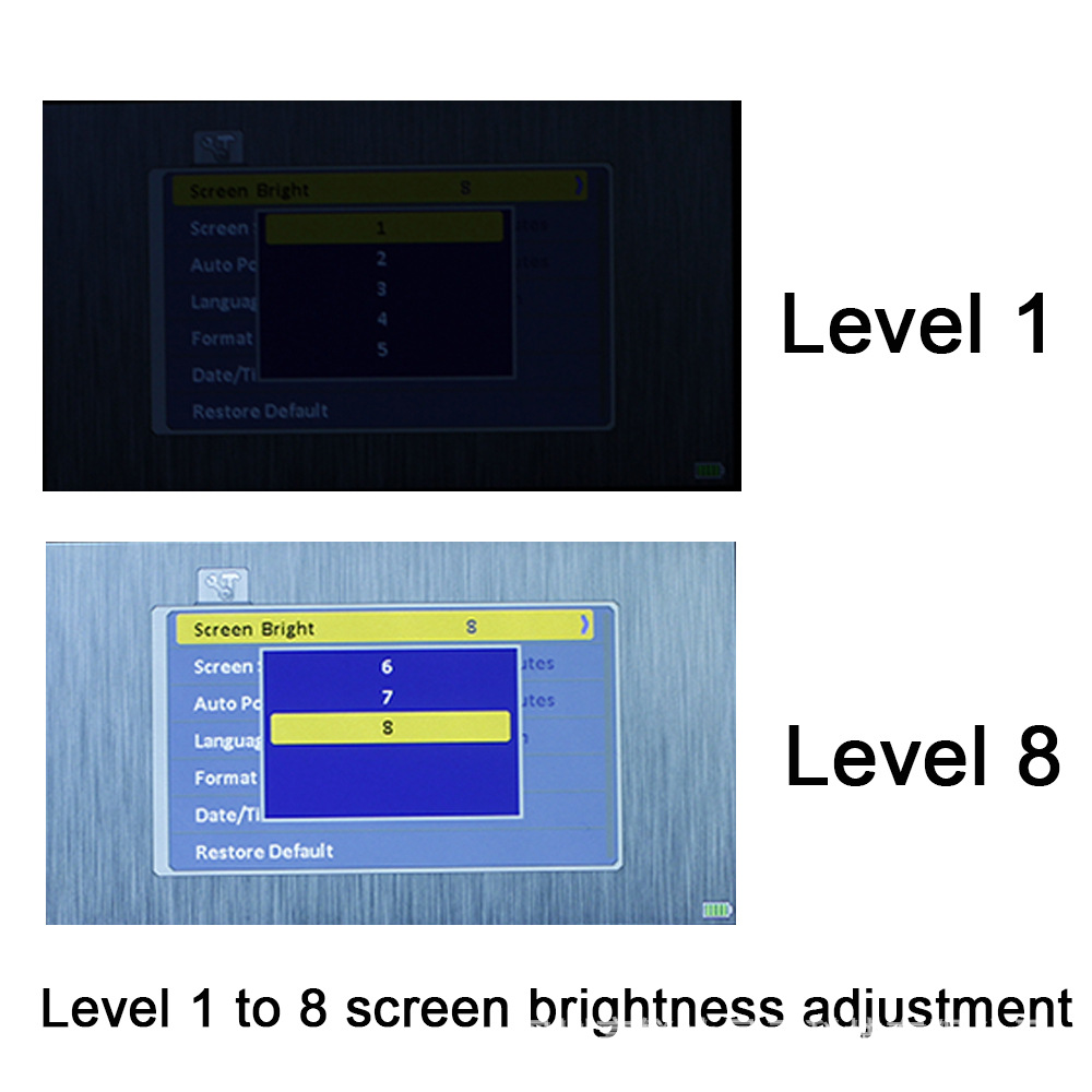 Screen brightness adjustment.j