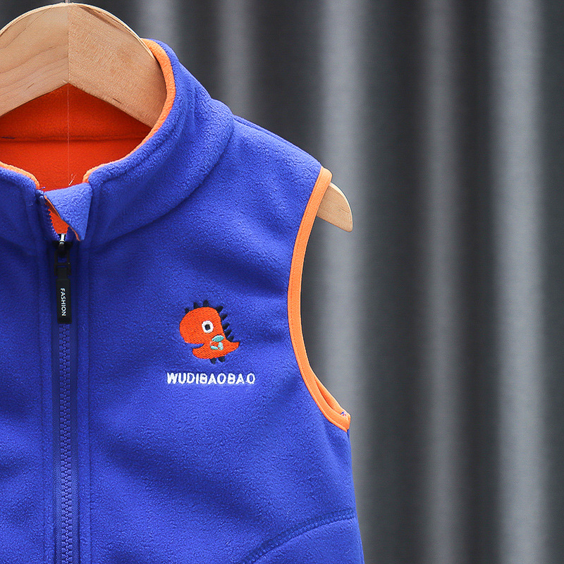 DD43-马甲摇粒绒-恐龙