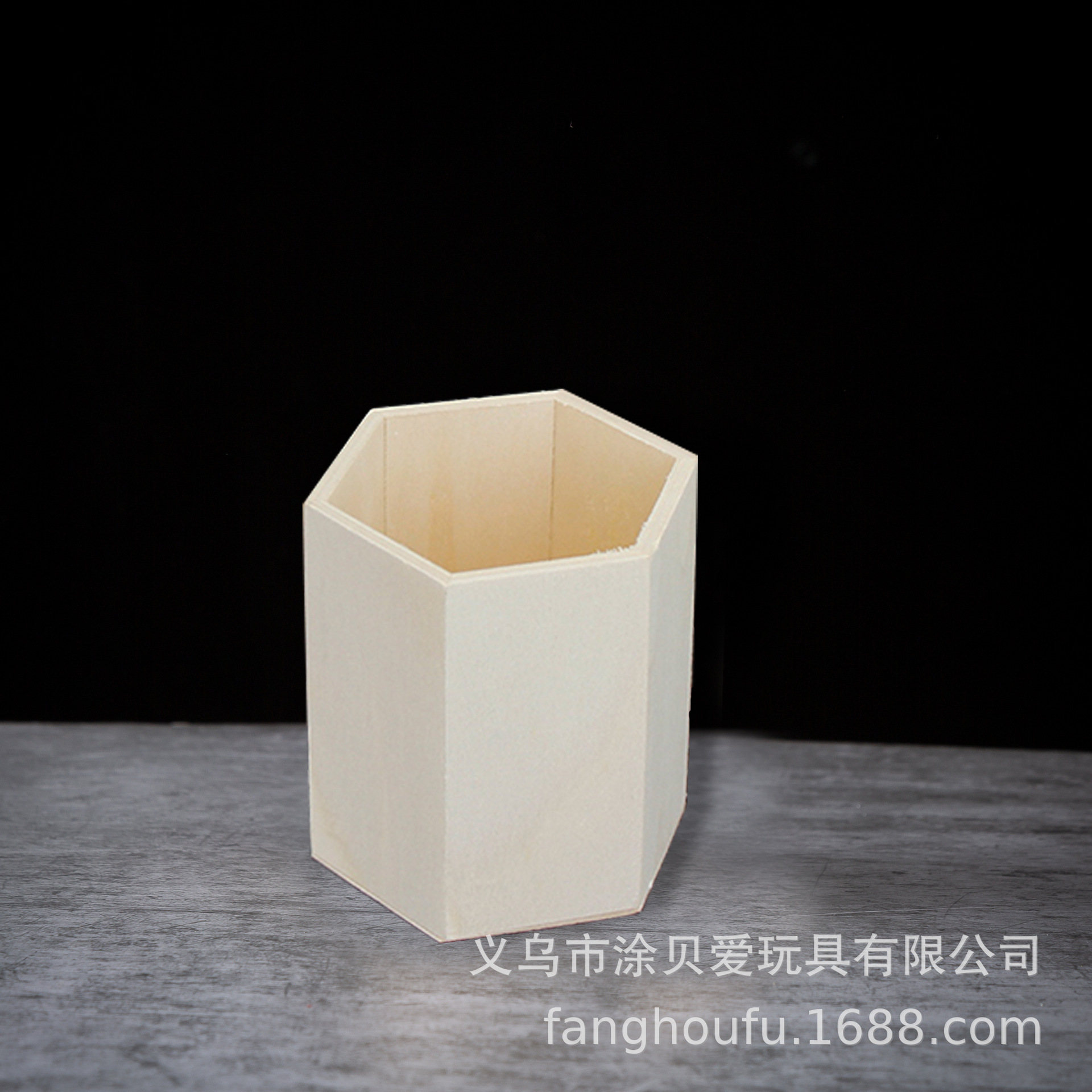 diy笔筒白胚木质手工创意自制作材料配件儿童益智幼