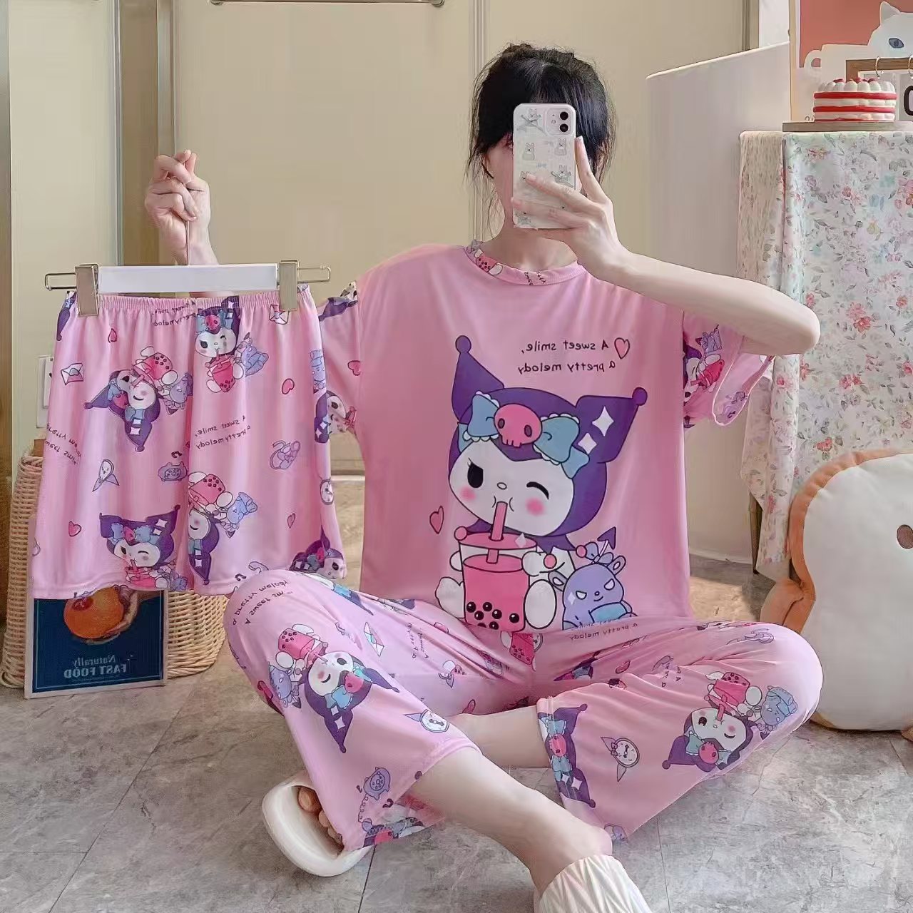 粉紫奶茶库洛米