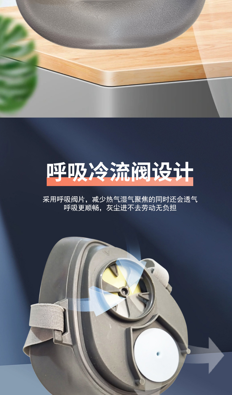 防尘口罩防工业粉尘3200防尘面罩焊工打磨煤矿矿工
