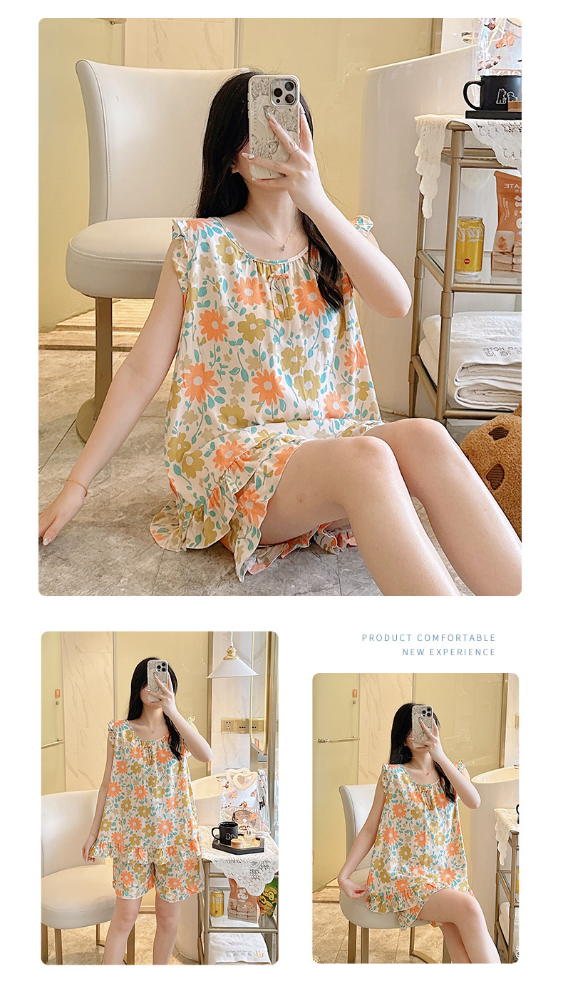 1266_12浅粉桔花棕花