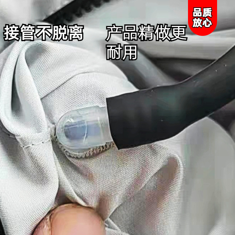 TPU弯头气嘴 按摩接头气囊高脚气嘴 足疗机气袋配件充气接口