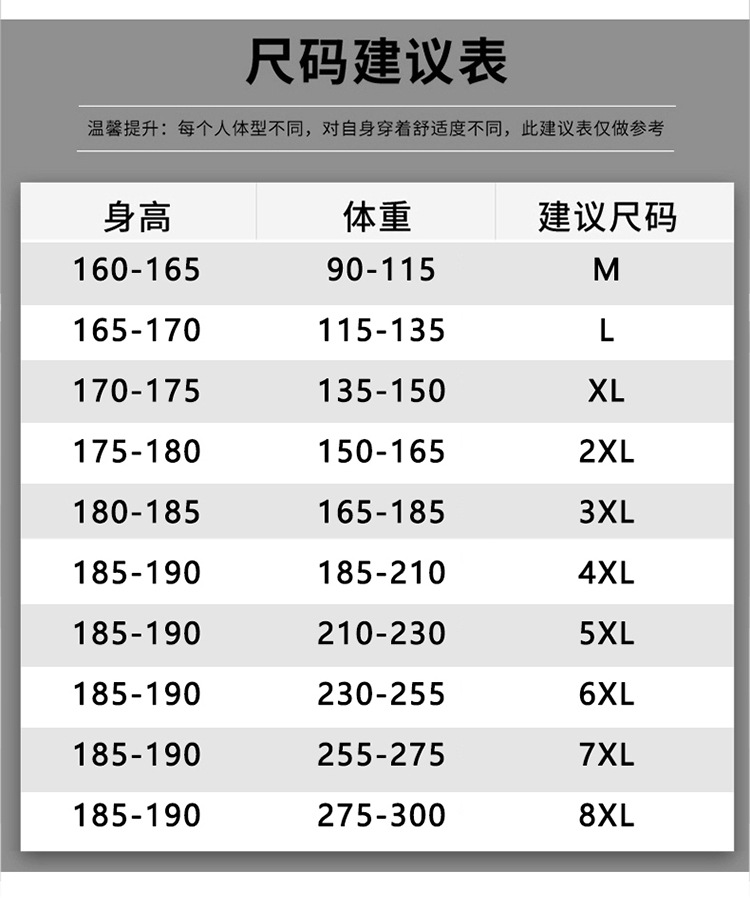 夹克65衣长-M-8XL