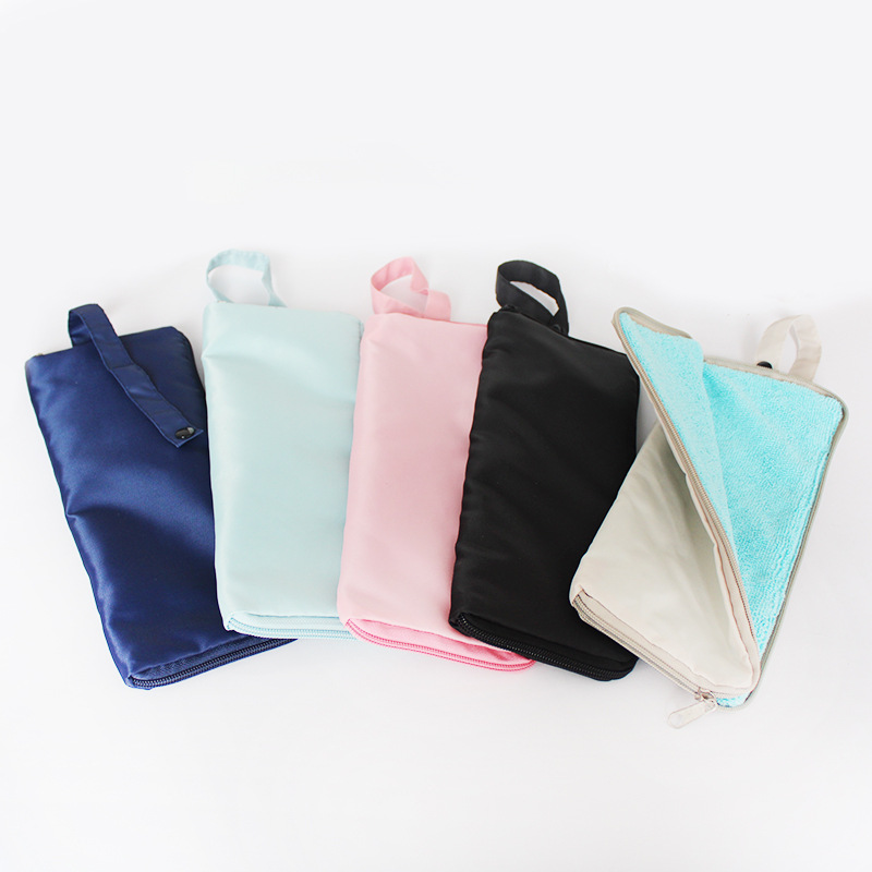 2 纤维防水吸湿雨伞收纳袋可手提悬挂伞套车载伞袋折叠雨伞包2