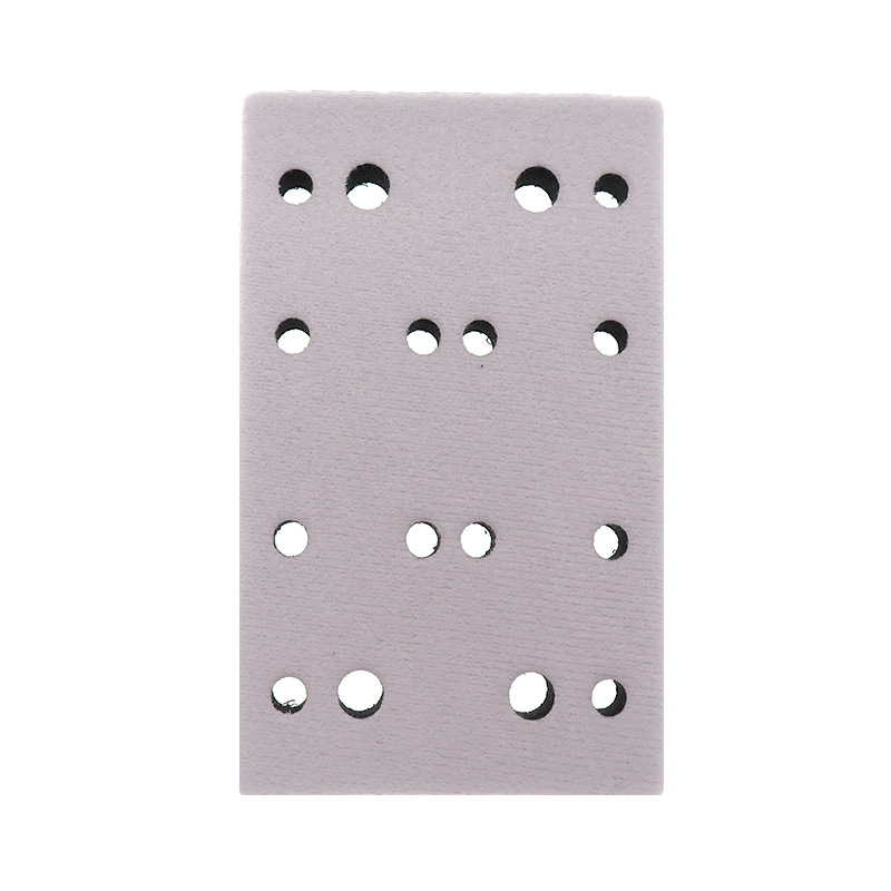80X133MM 16孔黑色缓冲垫 厚10MM白8