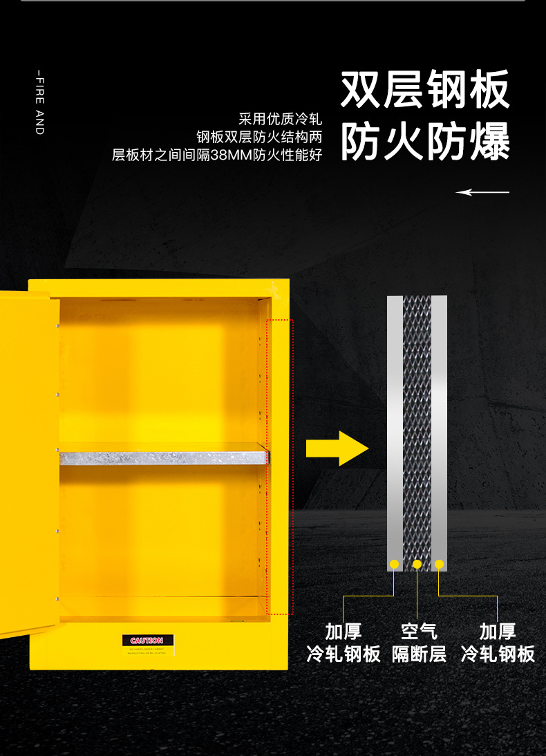 酒精电池防爆柜