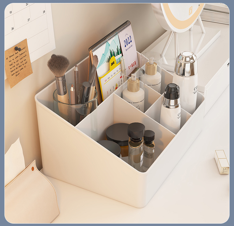 (多格梯形)桌面化妆品盒 (13)
