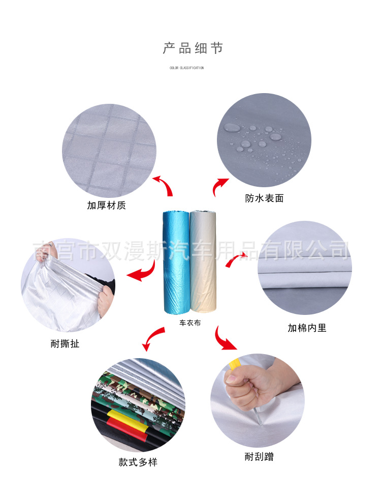 车衣布修改好详情