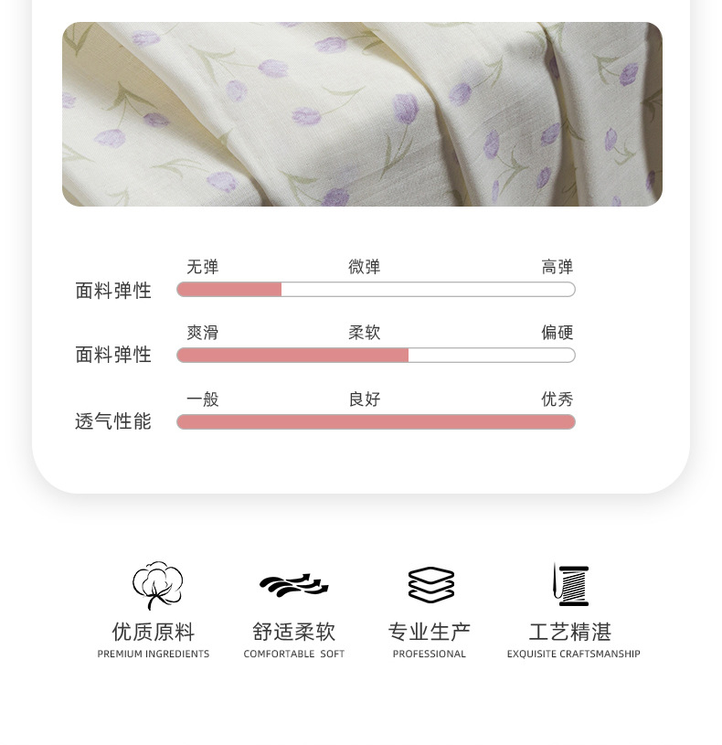 全棉花卉双层纱面料详情_03