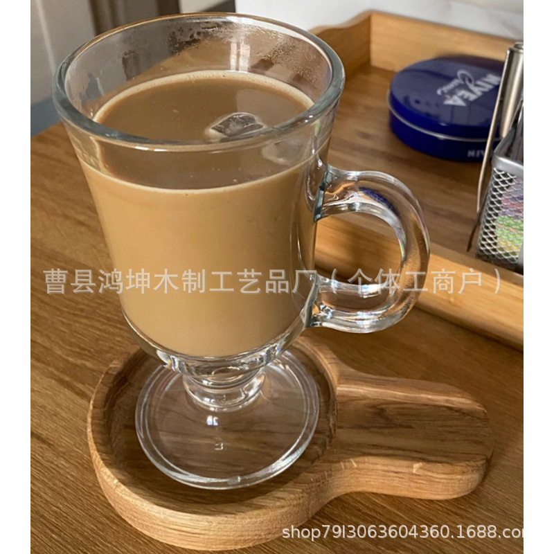 实木勺子托盘便携勺子放置木盘家用厨房勺子铲子木托盘隔热盘杯垫