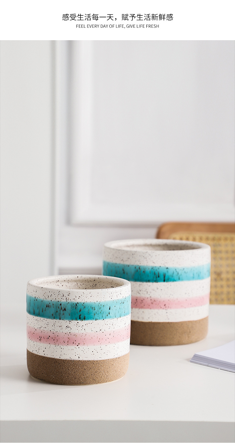 小清新彩虹花盆 4