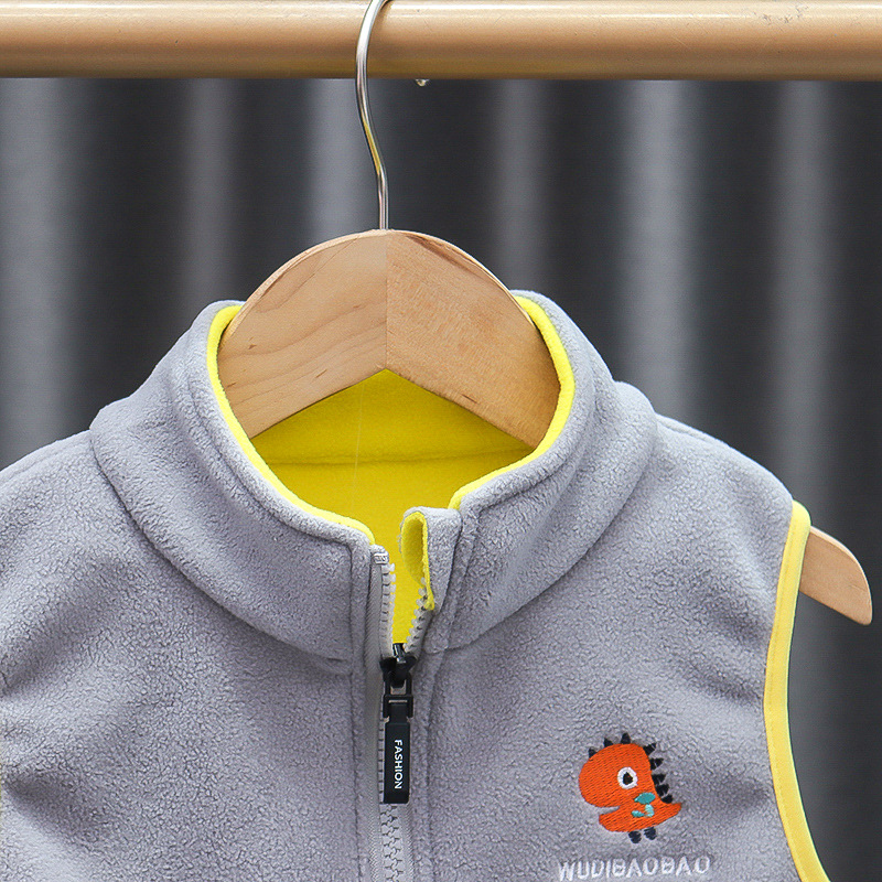 DD43-马甲摇粒绒-恐龙