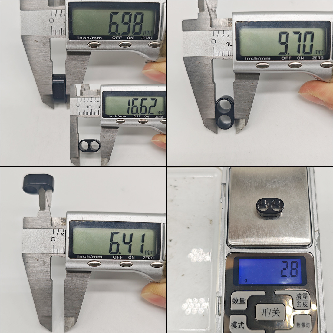 4分跑道圆锌合金圆尾弹簧扣五金配件手机小挂扣饰品8字调节钥匙扣