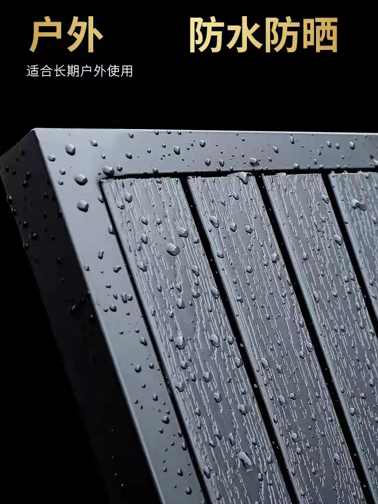户外阳台露天休闲塑木桌椅