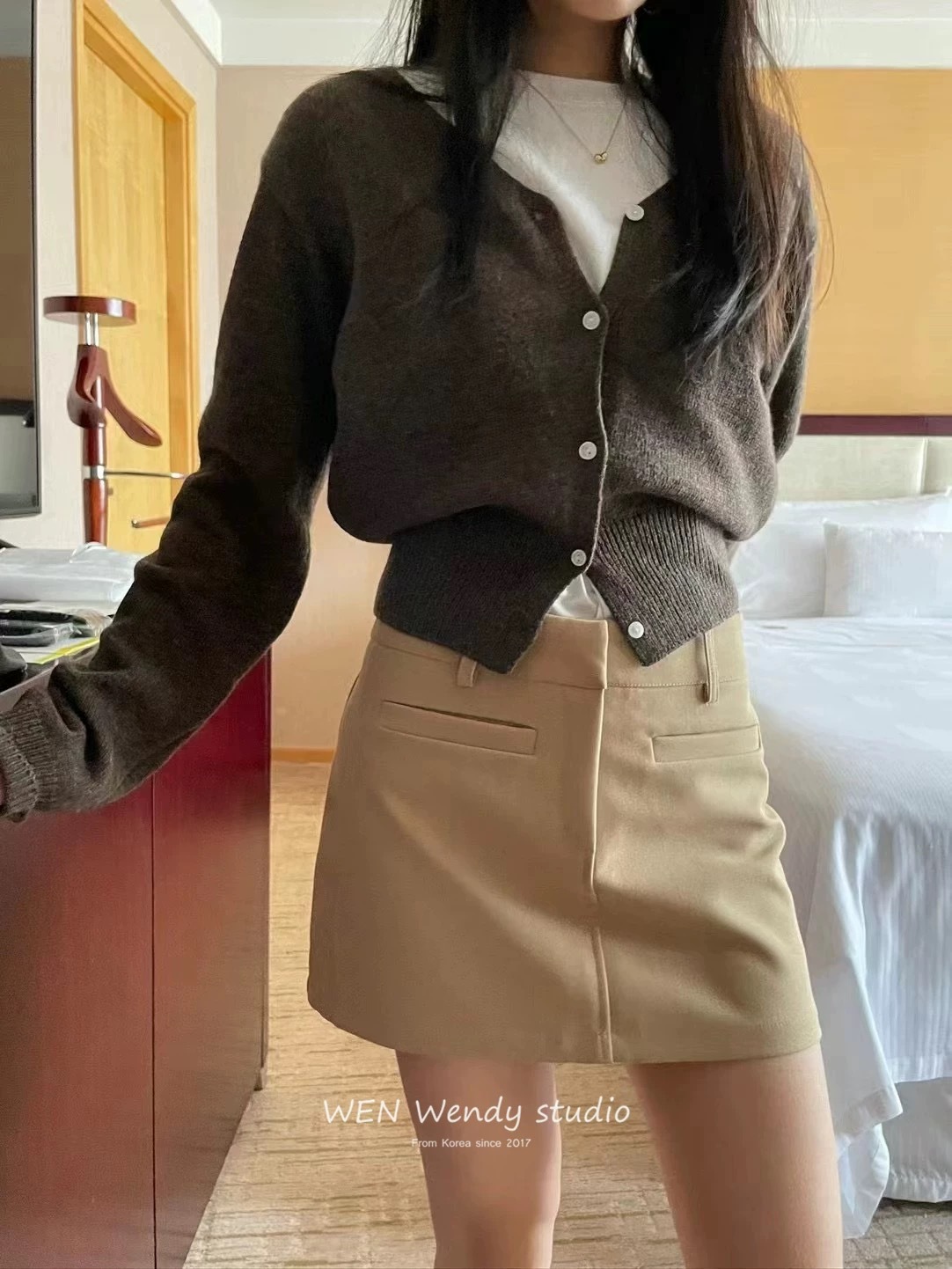 2024早秋新款V领长袖详情图13