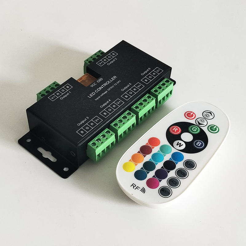 RF24键6路铁壳RGB7