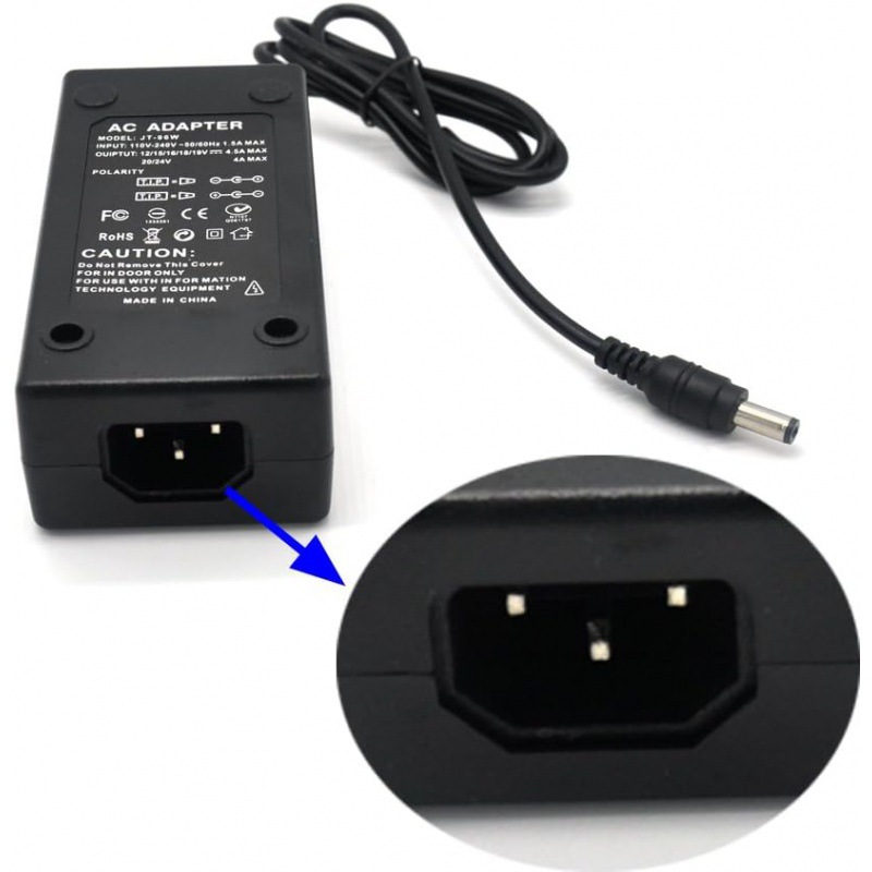 通用交流电源适配器充电器 96W 带 34 个适配器 12V