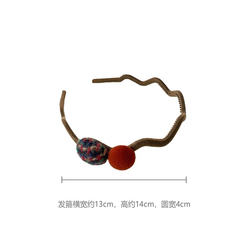 波浪纽扣发箍