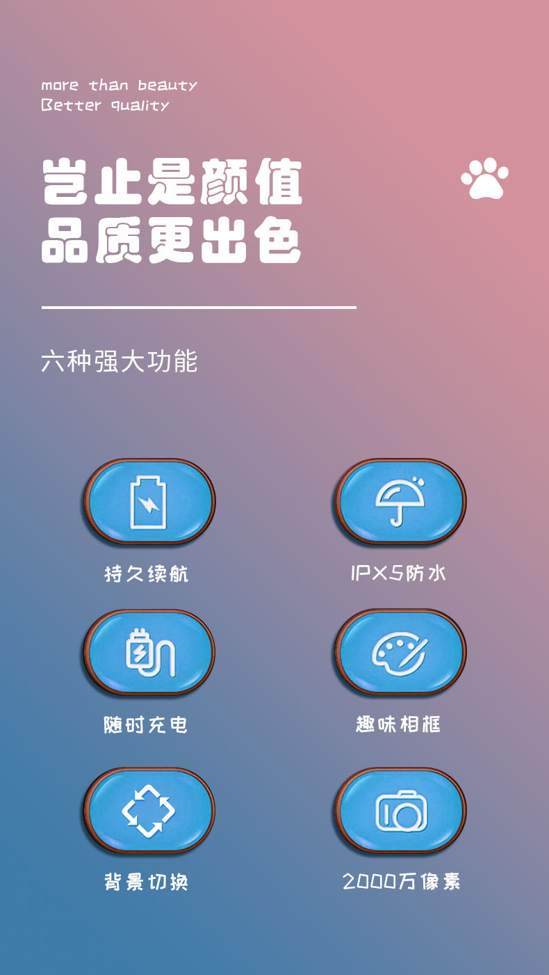 跨境特卖儿童相机高清X5照相机录像儿迷你相机拍照批发卡套相机