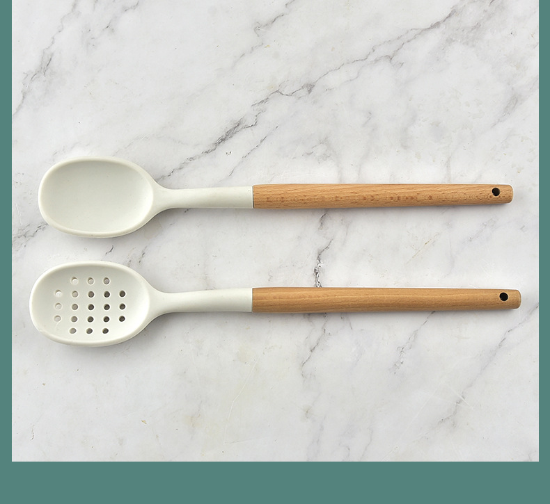 木柄硅胶厨具套装_11