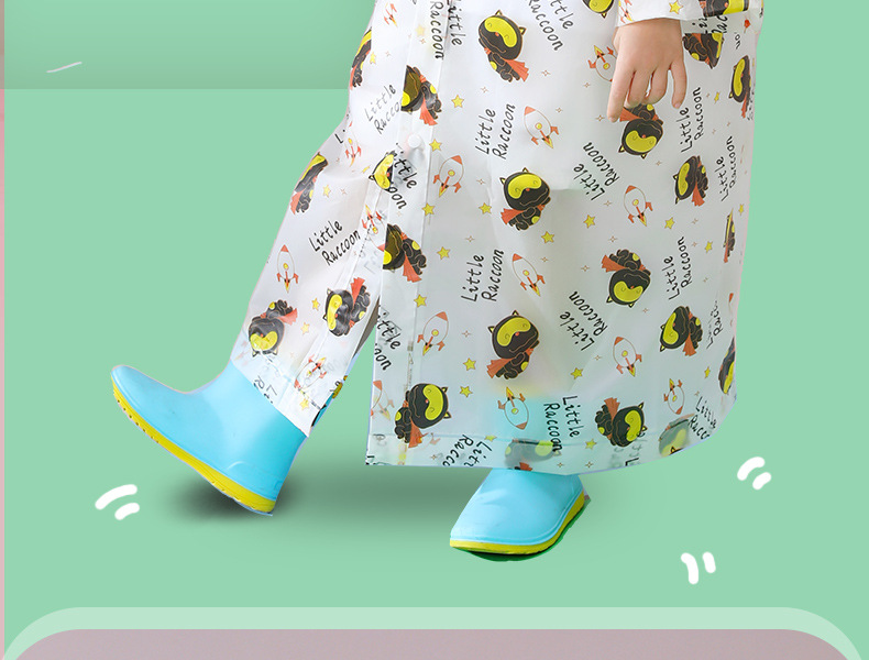 儿童印花雨衣内装_08