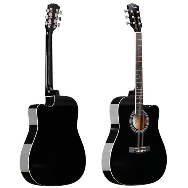 41寸阿里亮光镶边纯黑色