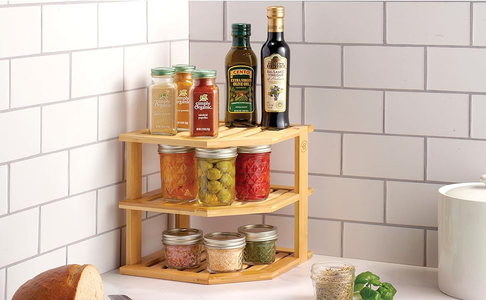 Bamboo Spice Organizer