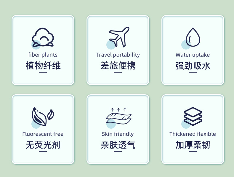优可柔一次性压缩毛巾-绿色版_02
