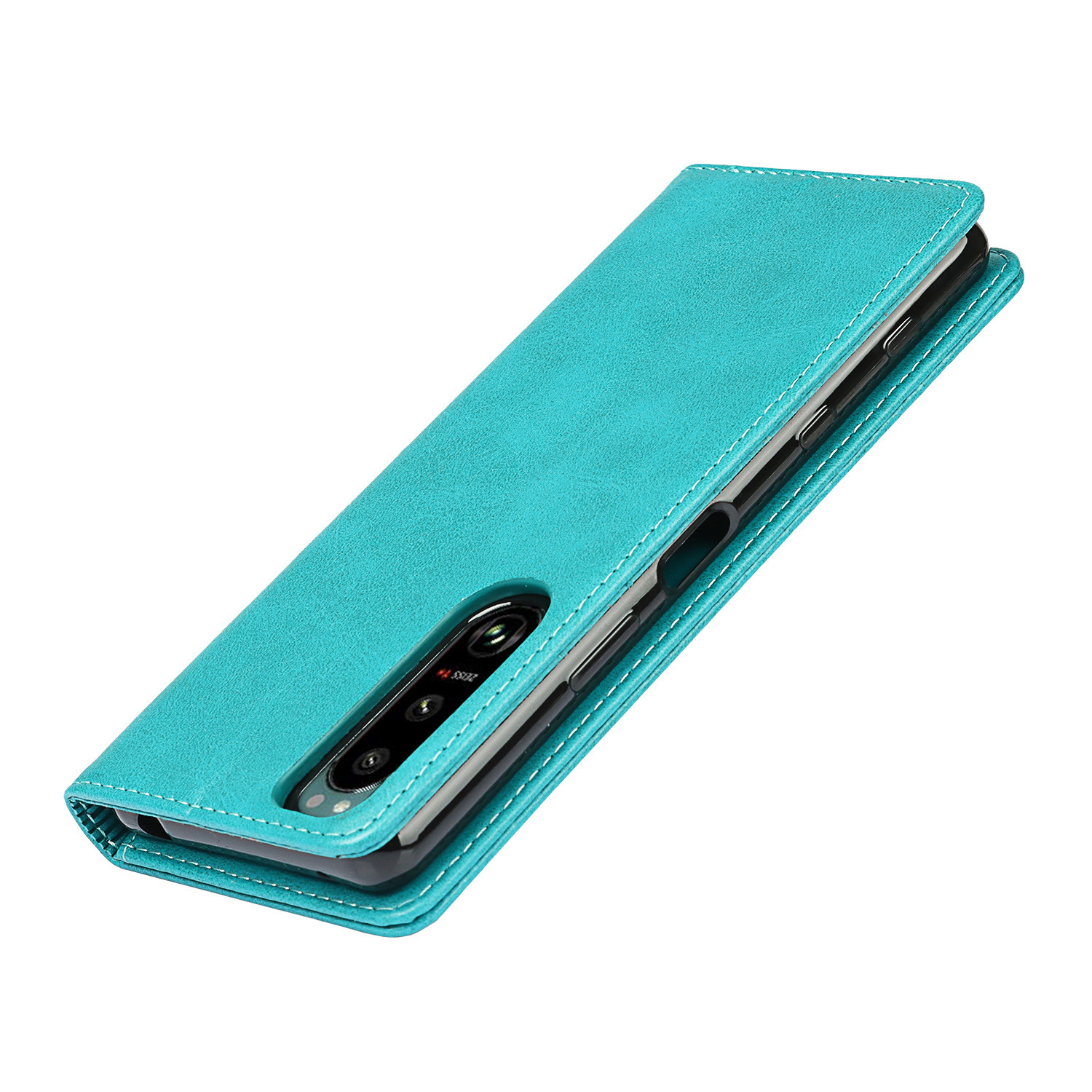 索尼 Xperia 5 III 小牛纹强磁皮套